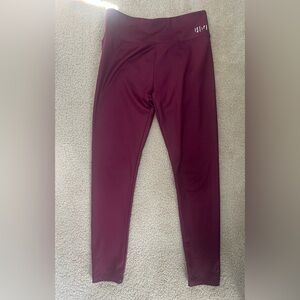Justice Deep Red Leggings